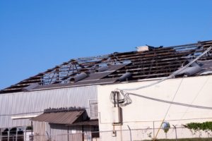 Commercial, Building, Destroyed By Hurricane,Winds